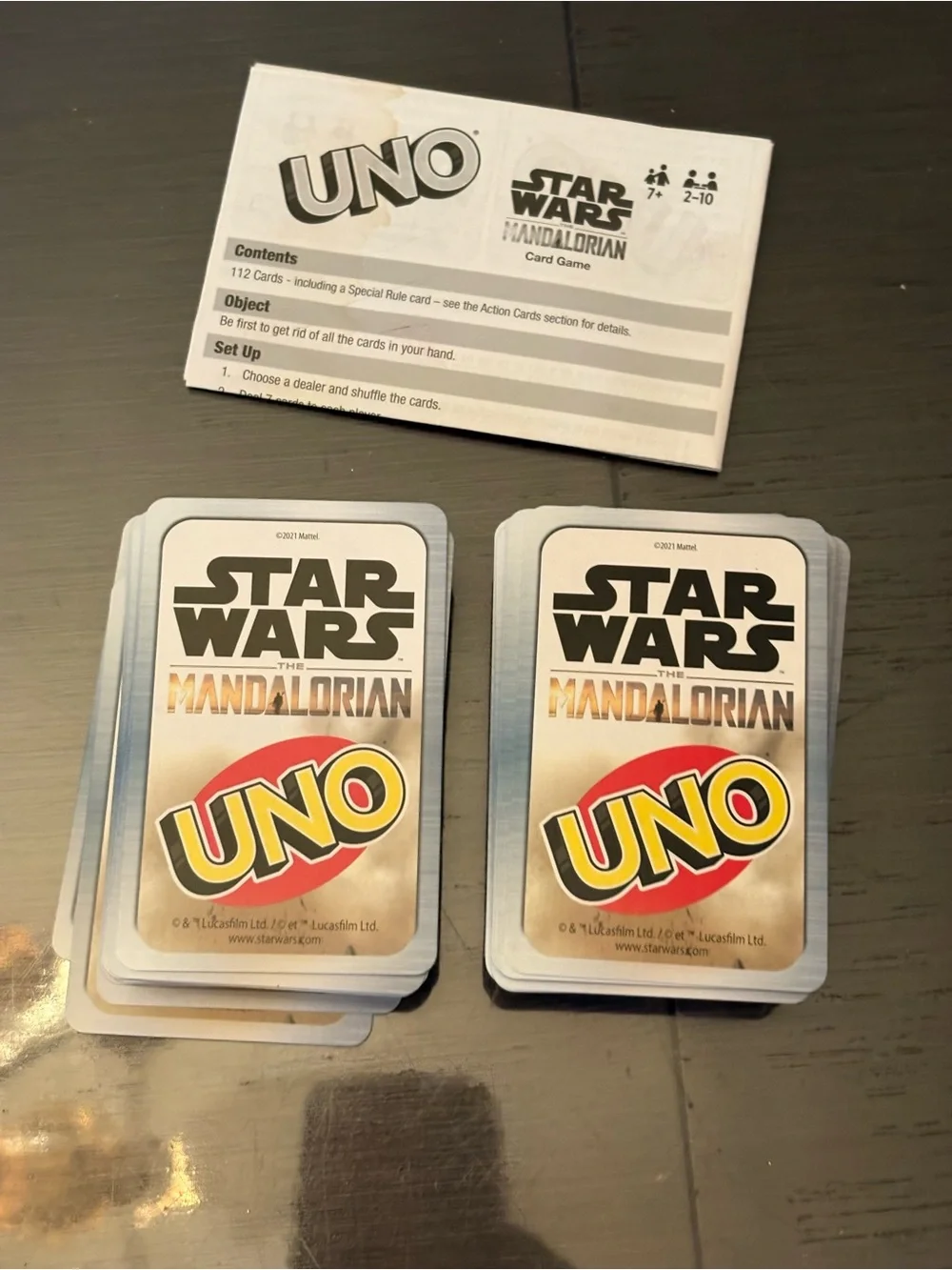 UNO Star Wars The Mandalorian Card Game -